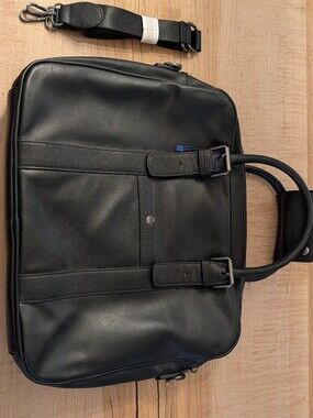 Call It Spring Black Men's Laptop Messenger Bag with Detachable Strap NWOT